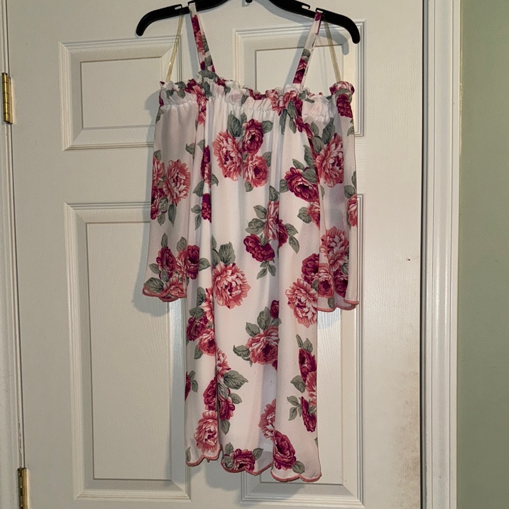 Floral Off-Shoulder Dress